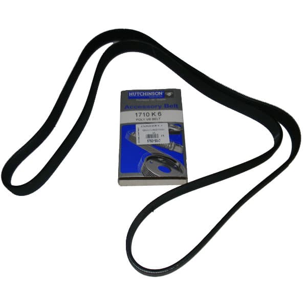 Correa 6pk-1710 alternador hutchinson 307 nafta