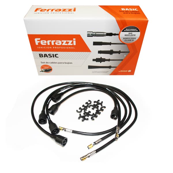 Juego cables bujia pvc ferrazzi 404/504 1.8**