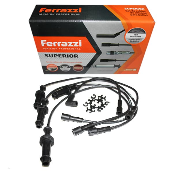 Juego cables bujia silicona ferrazzi p/205 tu3**