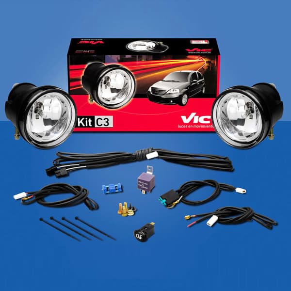 Kit faros auxiliares x 2 (3400) c3 02/07