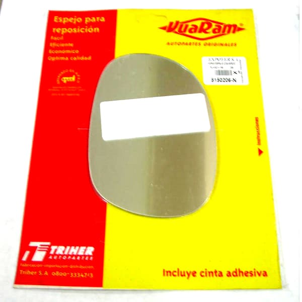 Vidrio espejo izq plano 206