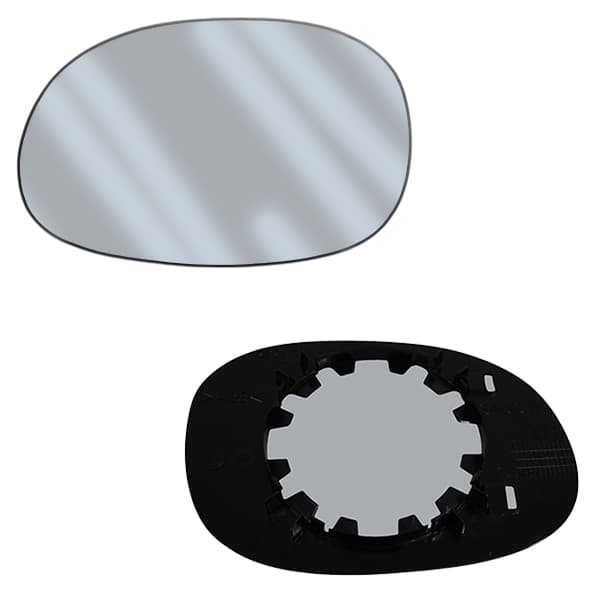 Vidrio espejo izq c/base plast imp. 206/207