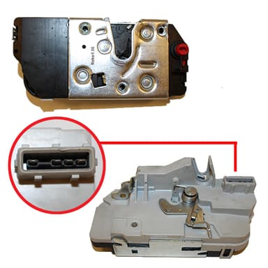 CERRADURA PUERTA TRASERA IZQUIERDA ORIG. 206-207