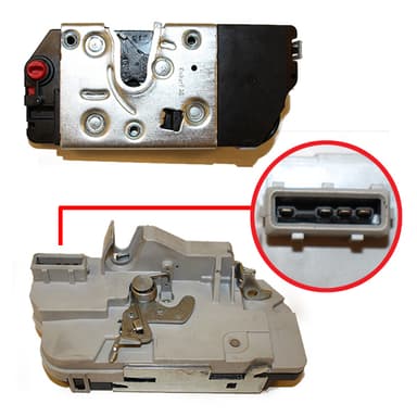 CERRADURA PUERTA TRASERA DERECHA ORIG.     206-207