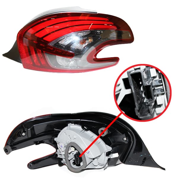Faro trasero derecho original 208