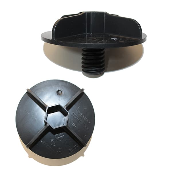 Tornillo plast fijacion rueda aux orig megane ii