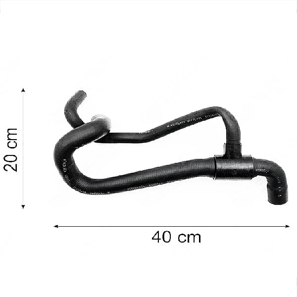 Caño inf.radiador -6452- r megane 1.6 16v k4m sa
