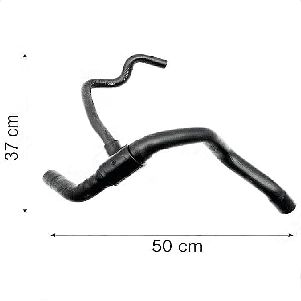 Caño inf.radiador -6453- r megane 1.6 16v k4m c/a