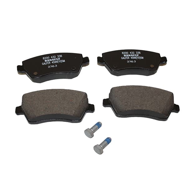 Jgo pastillas freno orig. duster/captur/sandero