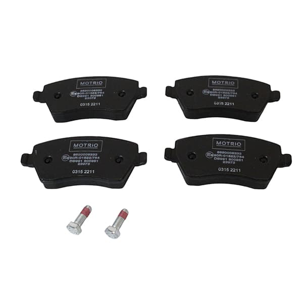 Jgo pastillas freno motrio orig. duster/captur