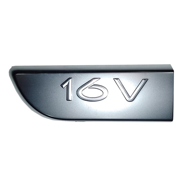 Emblema "16v" crom moldura pta izq orig megane ii