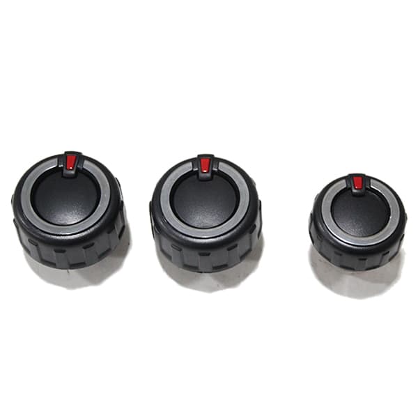 Juego perillas cromada climatizacion orig kwid