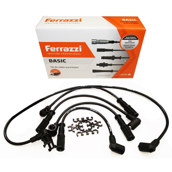Juego cables bujia pvc ferrazzi r9 enc,marelli