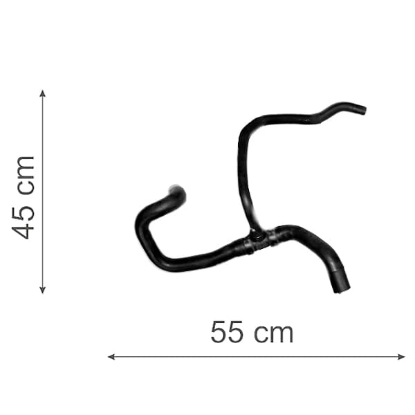 Caño inf. radiador - 6933 - duster 11/ k4m 1.6