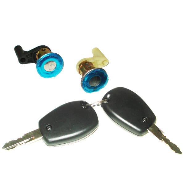 Juego cilindros pta c/llave/c/control sandero
