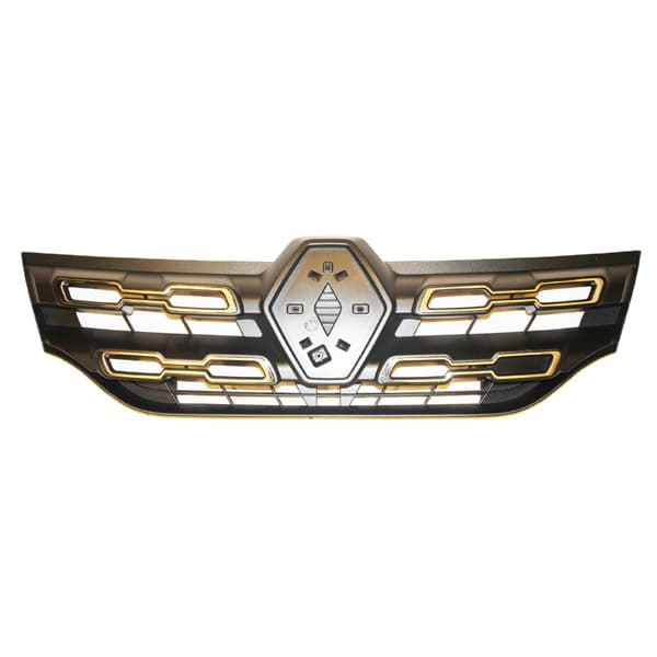Rejilla frente c/mold cromadas imp. renault kwid