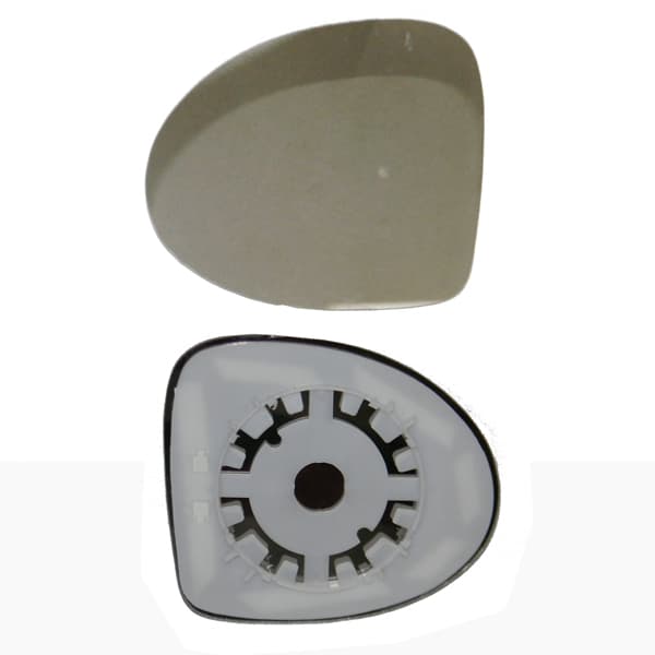 Vidrio espejo izq curvo c/base plastica clio mio