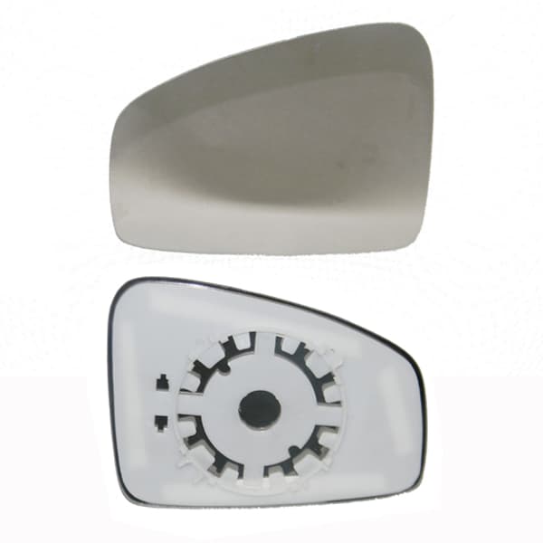 Vidrio espejo izq curvo c/base plast. fluence