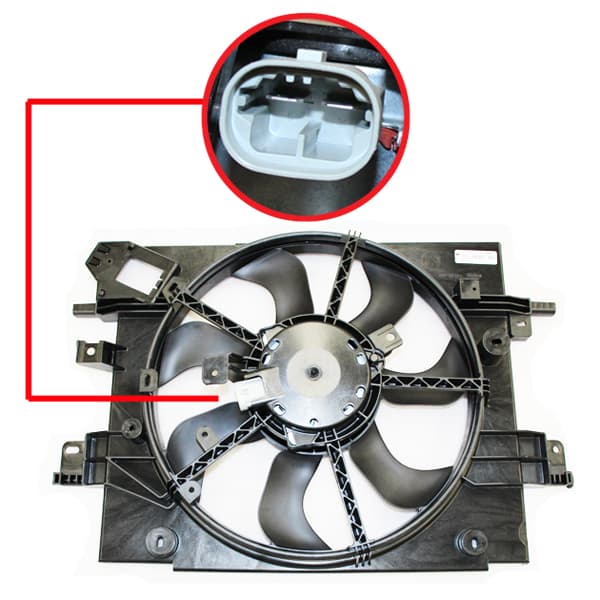 Electrov. con encauzador orig logan ii/ sandero ii