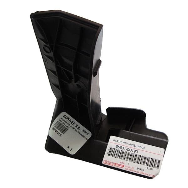 Moldura deflector guardabarro tras der orig yaris