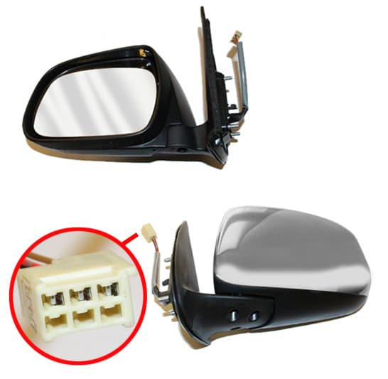 Espejo exterior izq orig hilux 05/11