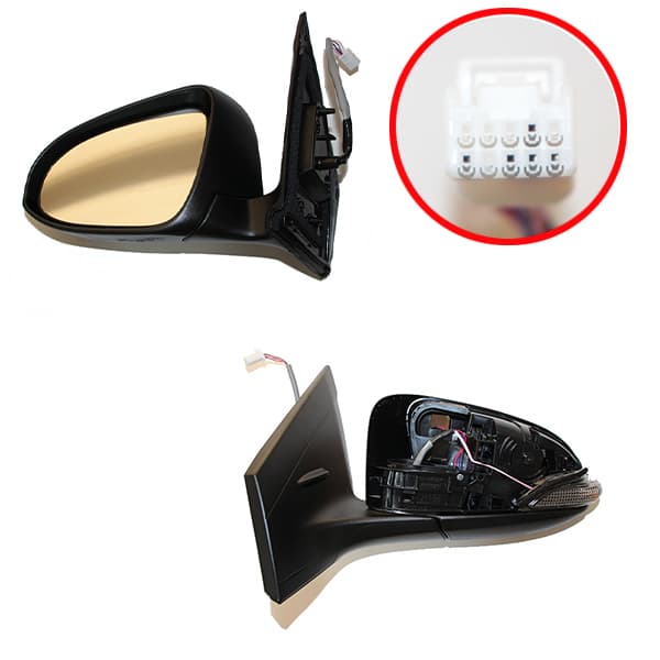 Espejo exterior izq orig yaris 17/