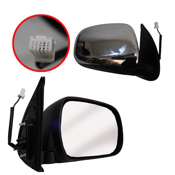 Espejo ext der elec imp hilux 05/15 cromado