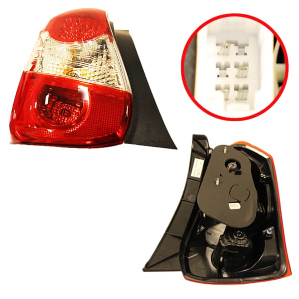 Faro trasero izq c/ neblin orig etios 5p 14/16