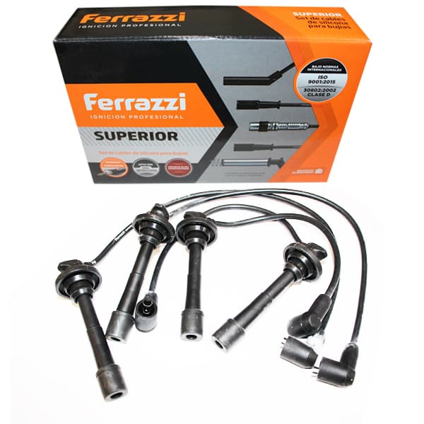 Juego cables bujia silicona ferrazzi corolla 87/94