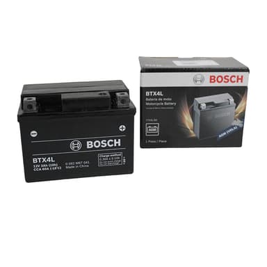 BATERIA DE MOTO BOSCH AGM (BTX4L)