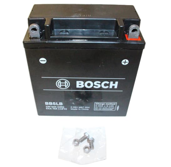 Bateria de moto bosch agm (bb5lb)