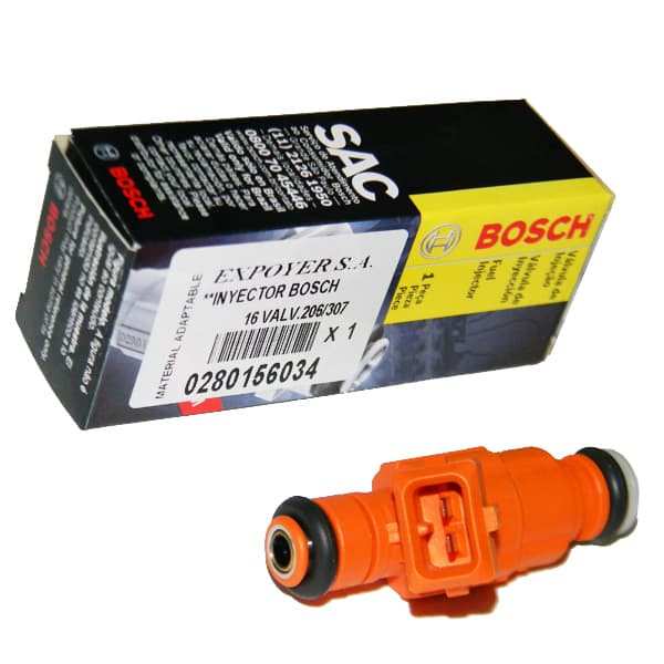 Inyector combustible bosch 206/307 16v