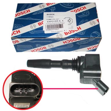 BOBINA ENCENDIDO BOSCH UP/SURAN/FOX/CROSS 1.6MSI