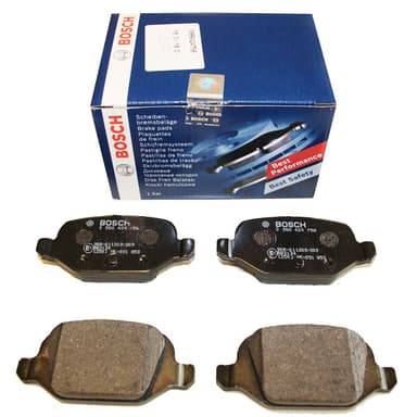 JGO PASTILLAS FRENO BOSCH PUNTO/500 TRASERA
