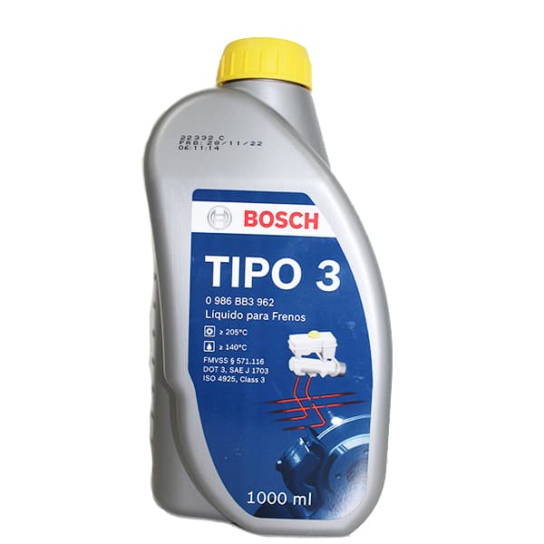 Liquido freno bosch dot 3 1lto