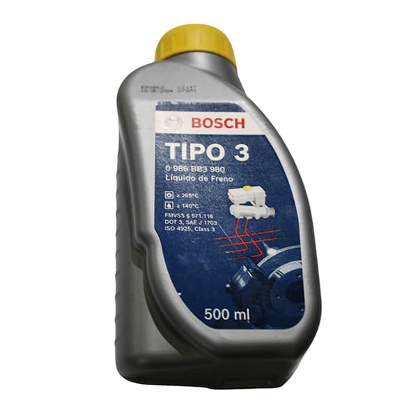 Liquido freno bosch dot 3 500cc