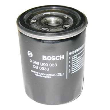 FILTRO ACEITE BOSCH P/DIESEL FIESTA/ESCORT