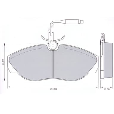 JGO PASTILLAS FRENO BOSCH =425116- BOXER