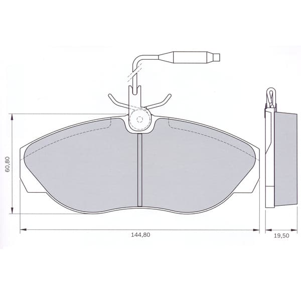 Jgo pastillas freno bosch =425116- boxer