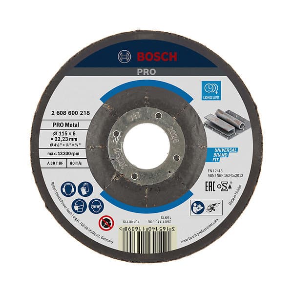 10 discos de desbaste 115x60