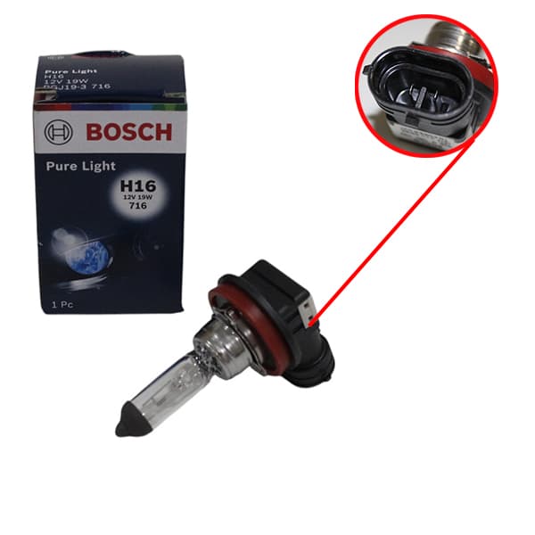 Lampara h16 12v 19w pure light pgj19-3 toyota