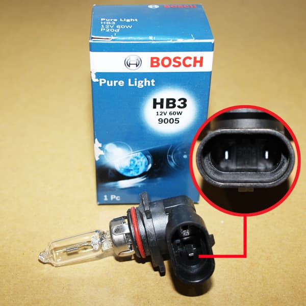 Lampara 9005 hb3 12v 60w pure light p20d ( 9005 )