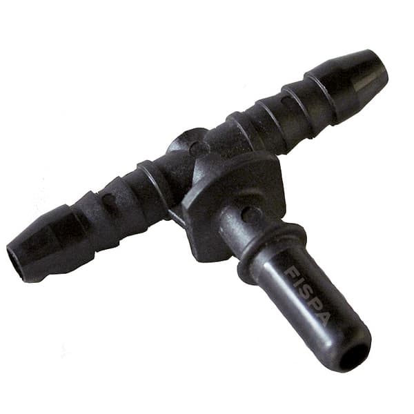 Conector 5/16 x 5/16 x 5/16 liso-liso-racord