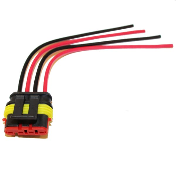 Ficha 4 vias sonda lambda fiat/renault hembra