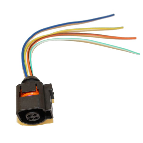 Ficha 4 vias sensor temp. fox/suran/bora/passat