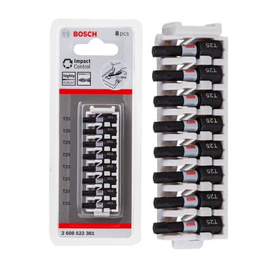 8 PUNTAS TORX T25 25mm