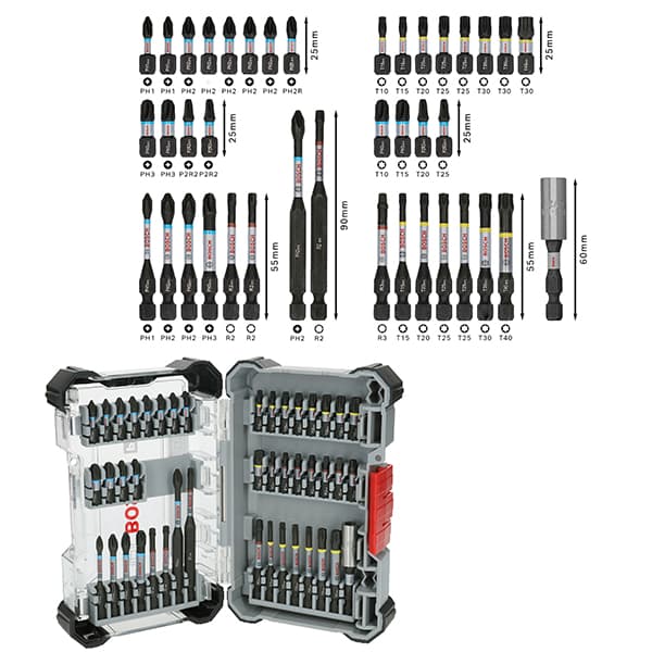 Pro impact set de 44 piezas