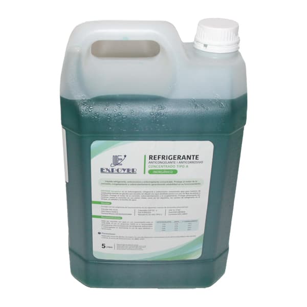 Liquido refrigerante inorganico t/orig verde 5l
