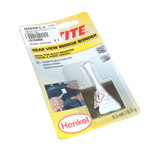 Adhesivo para la pastilla al parabrisas kit 1 uso