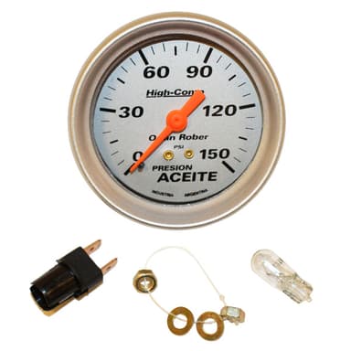 MAN. ACEITE 150PSI H-COMP PLATA